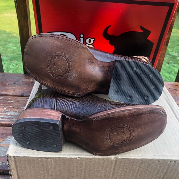 Big Bull Leather Cowgirl Boots Sz. 6.5 WB - Picture 11 of 15